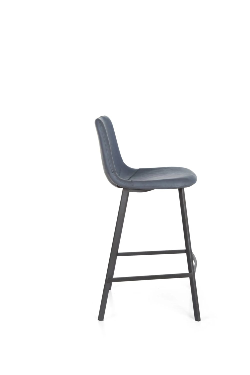 Product photograph of 2 X Ryan Vintage Blue Pu Counter Stool from Choice Furniture Superstore.